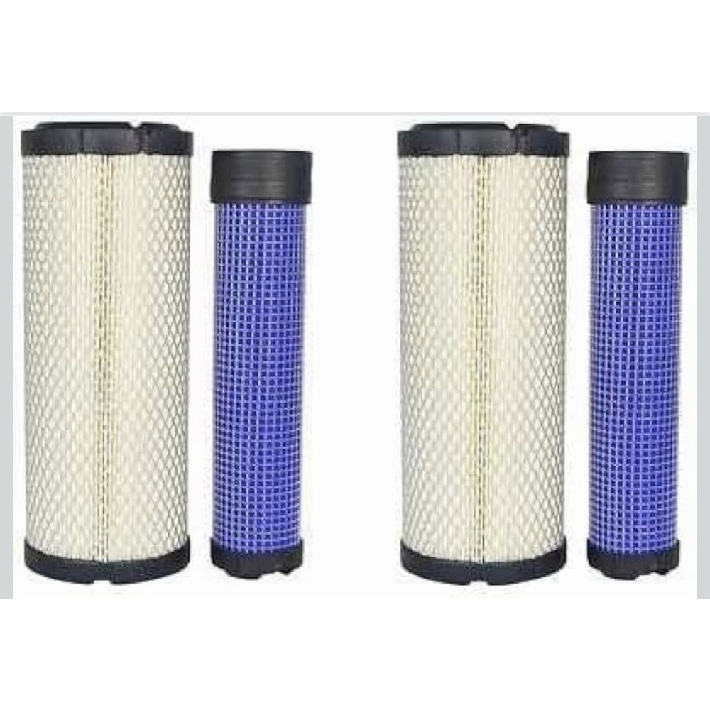 One Set Of Air Filter 87300178 & 87300180 Compatible For New Holland & Ford Comp